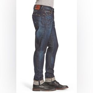 PRPS Fury Slim Fit Dark Blue Faded Wash Jeans Size 33 x 32